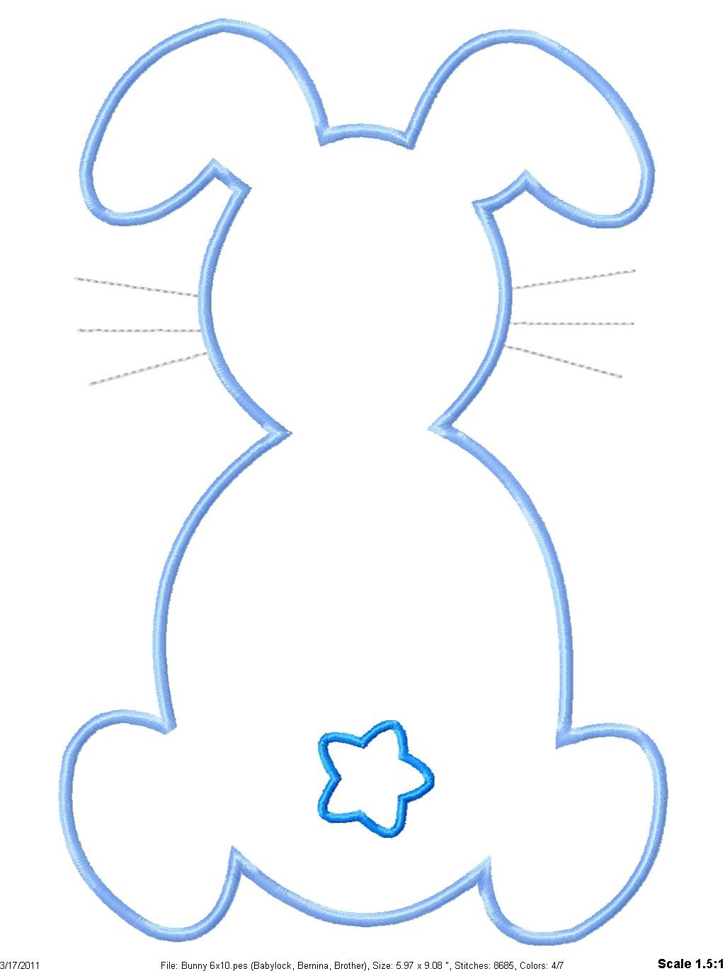 Easter Bunny Templates ClipArt Best