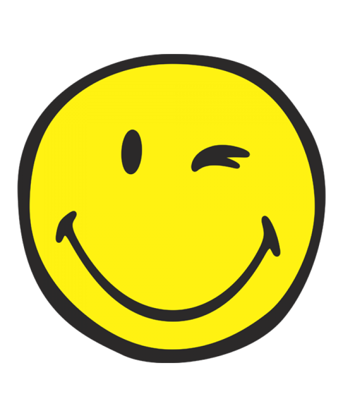 Keep Smiling Wheelie Bin Sticker