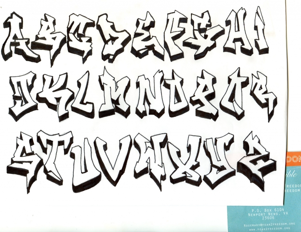 Crazy Graffiti Alphabet - Graffiti Art Inspirations