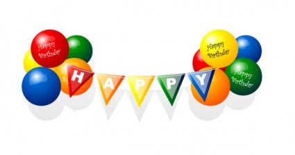 Happy birthday balloon vector Vector misc - Free vector for free ...