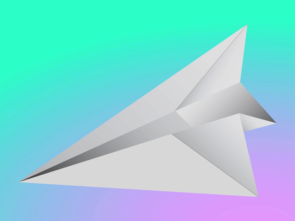 paper airplane clipart - photo #30