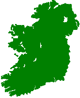 Simple Map Of Ireland