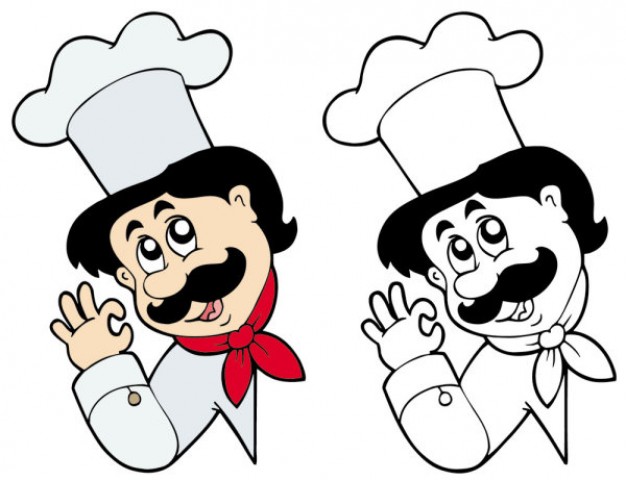Cartoon characters chef 06-- vector material | Download free Vector