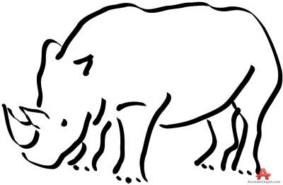Animals Clipart of rhino | Clipart with the keywords rhino