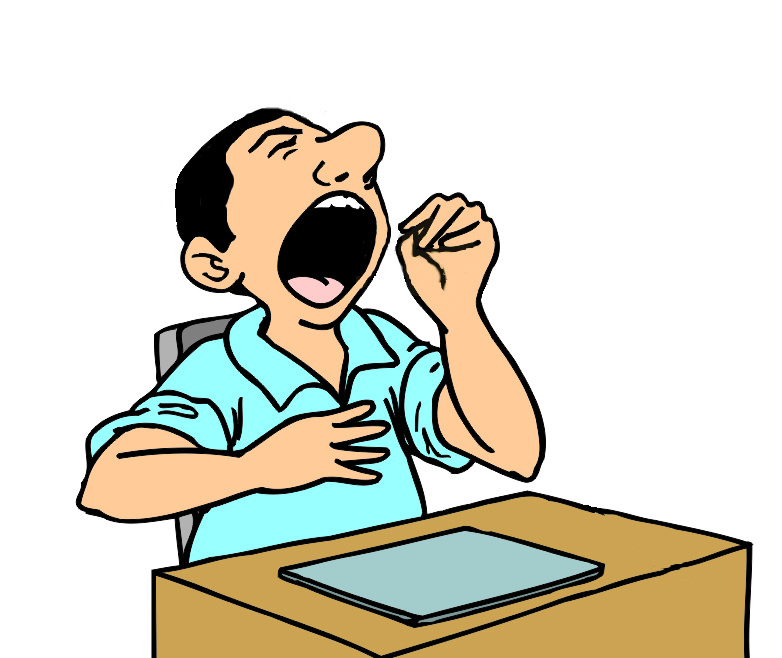 Yawn clip art