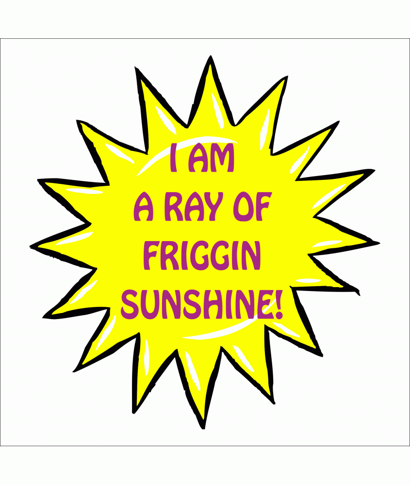 RAY OF SUNSHINE- Men's T-Shirt Funny jokes holiday sun rude loud ...