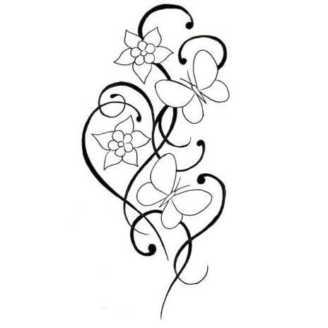 Simple Flower Tattoos Designs - ClipArt Best