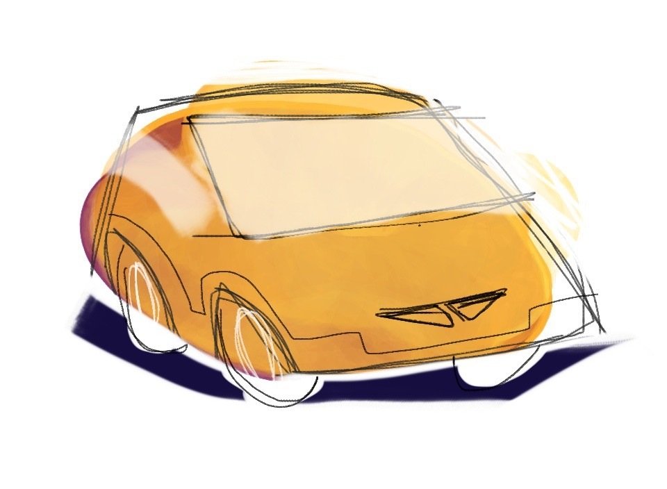 Orange car | cartoon life