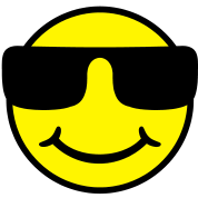 Smiley with sunglasses, smile, glasses Cool Cap ID ...