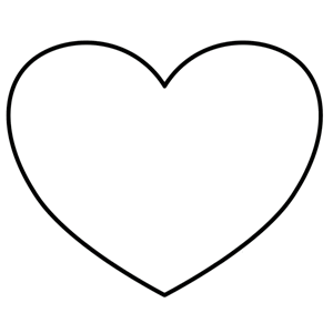 8 Inch Heart Template. 8 inch heart template blank heart templates ...