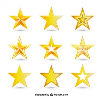 Hand drawn stars pack Vector | Free Download