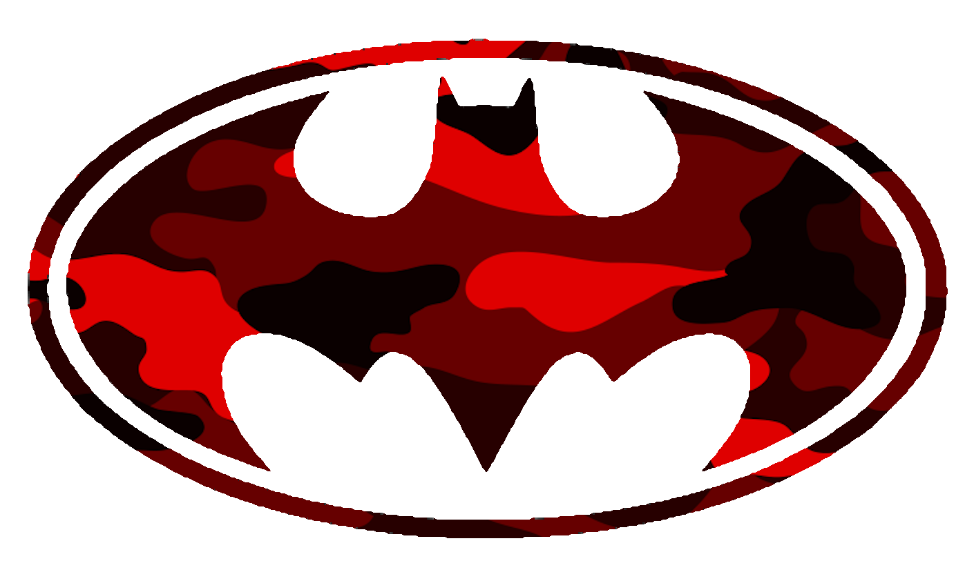 Batman Logo Red Cut | Free Images - vector clip art ...