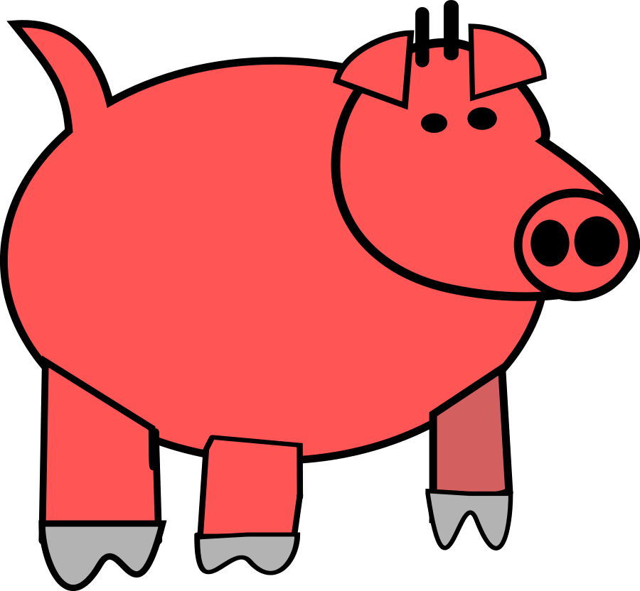Cartoon picture of pig - More information