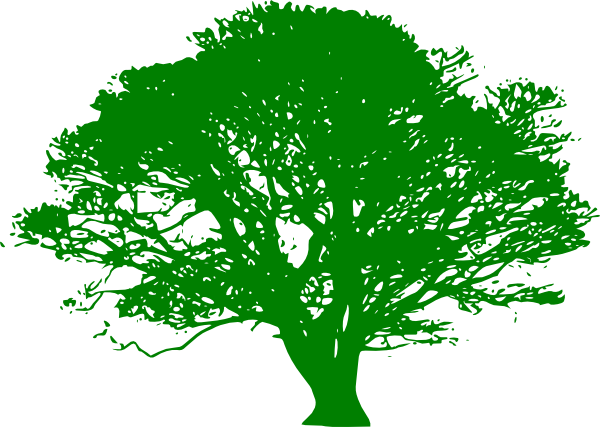 Green Tree clip art - vector clip art online, royalty free ...