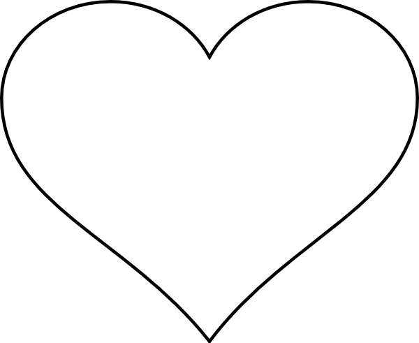 free clipart heart template - photo #12