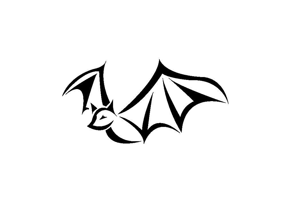 Simple Bat Tattoo Design | Tattoobite.