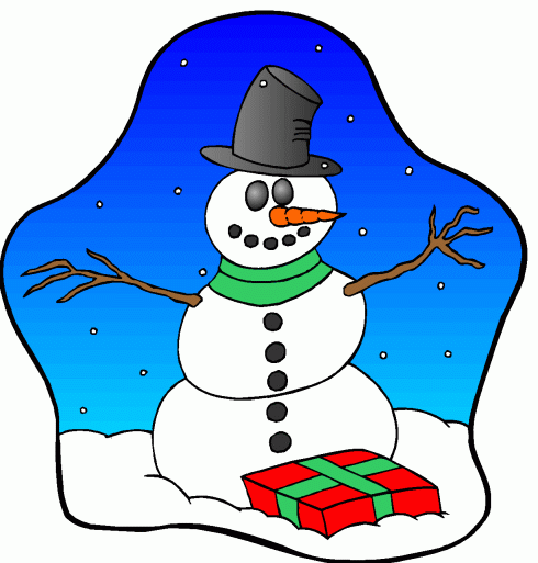 free animated snowman clipart - photo #12