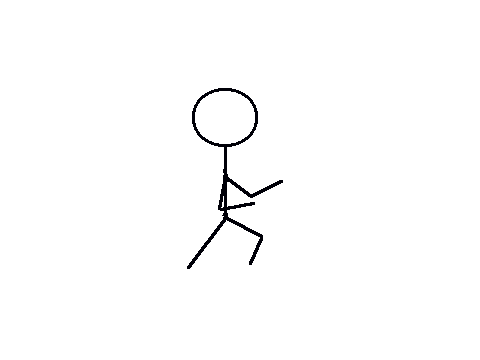stickman running on Scratch