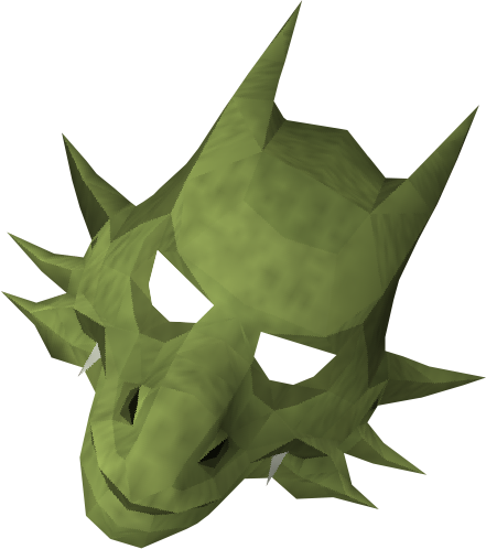 Green dragon mask - The RuneScape Wiki