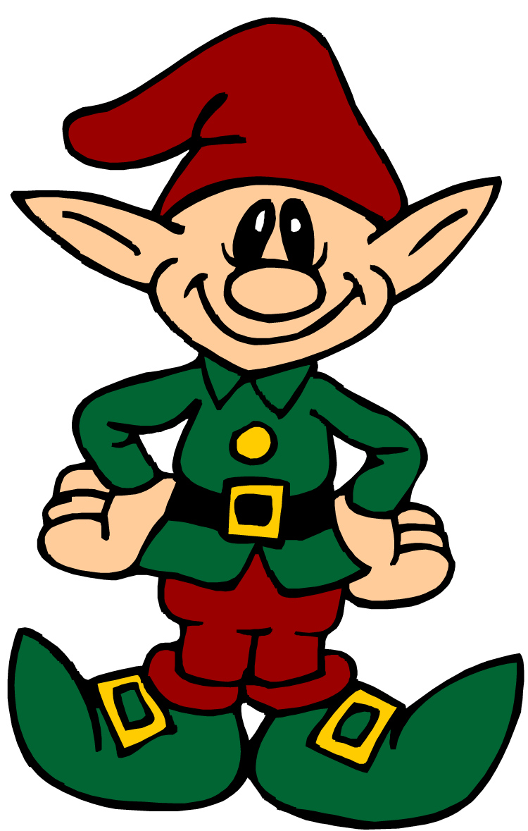 christmas elf clipart free - photo #39