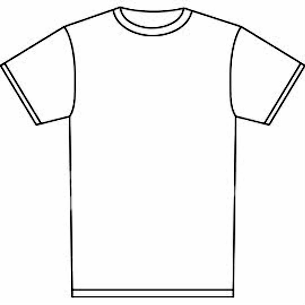 t shirt clipart black and white - photo #32