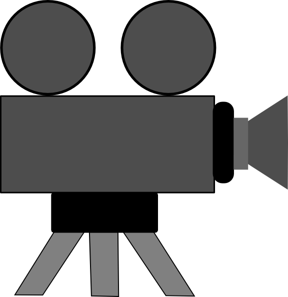 Movie Camera clip art Free Vector