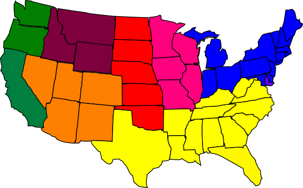 clip art map united states - photo #44