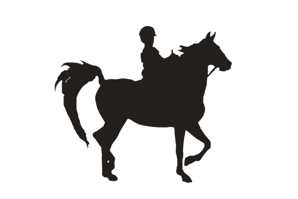 clip art of horse and rider - photo #17