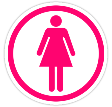 Woman symbol" Stickers by hibrida13 | Redbubble
