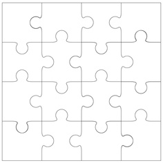 Blank Puzzle Pieces Printable - ClipArt Best
