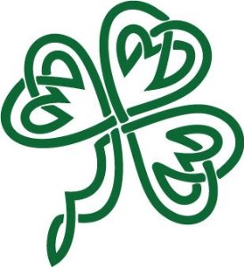 Shamrock Outline Decal Sticker - Size:3.0 x 2.8 inches ...