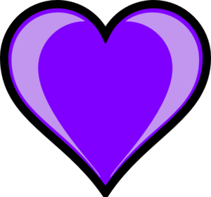 Purple Hearts Clip Art - ClipArt Best