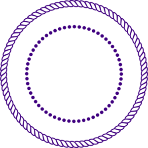 Dark Purple Rope Frame clip art - vector clip art online, royalty ...