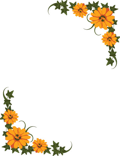 free flower border designs clip art - photo #3