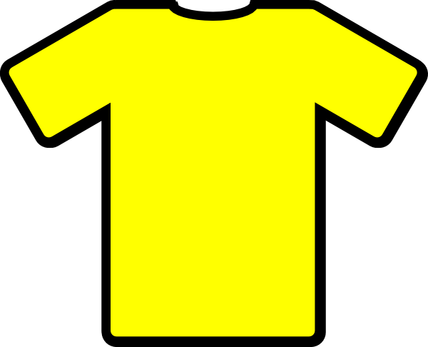 Yellow Tshirt Clip Art - vector clip art online ...