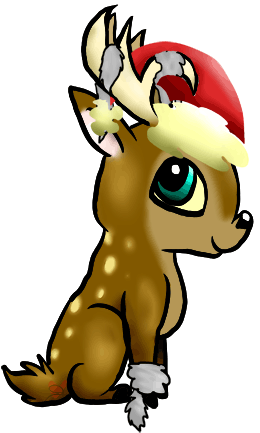 1,018 views Cartoon Reindeer Christmas Clipart,Echo's Free Cartoon Reindeer ...