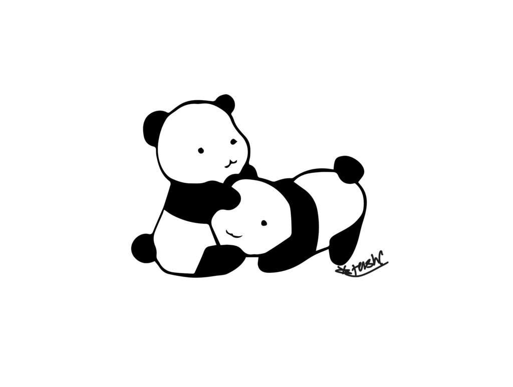 cute panda backgrounds for twitter