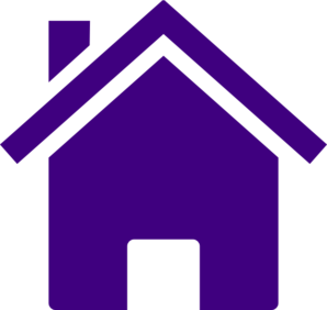 Simple Purple House clip art - vector clip art online, royalty ...