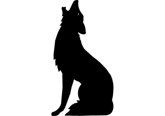 Howling Coyote Silhouette - ClipArt Best