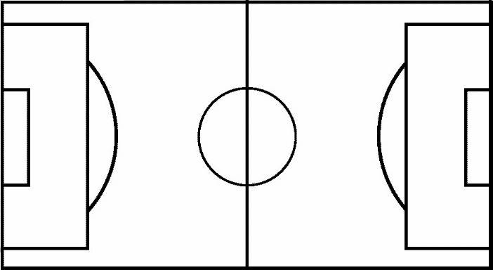 Soccer Field White Diagram - ClipArt Best