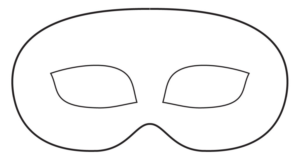 Scary Mask Template