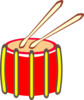 Bass Drum clip art - vector clip art online, royalty free & public ...