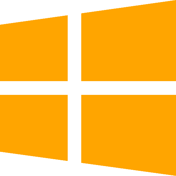 Orange os windows8 icon - Free orange operating sysytem icons