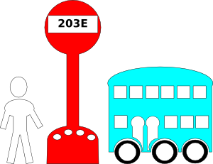 Bus Station Cartoon Clip Art - vector clip art online ...