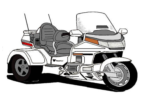 Honda goldwing cliparts #2