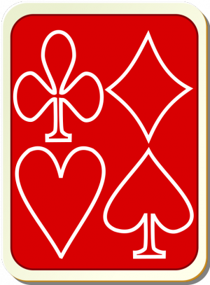 306 playing card club clipart | Public domain vectors