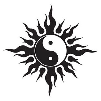Tribal Yin Yang | TattooForAWeek Fake Tattoos Largest Temporary ...
