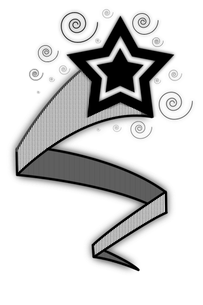 Free Black And White Shooting Star Tattoo Designs: Real Photo ...