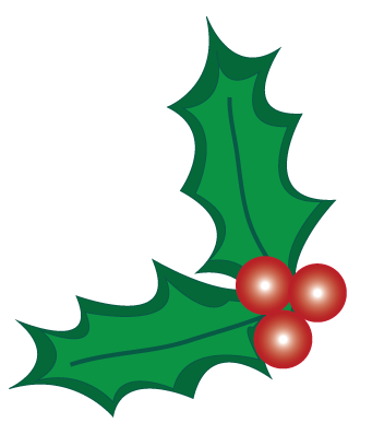 Christmas Holly Clip Art Borders - Free Clipart Images