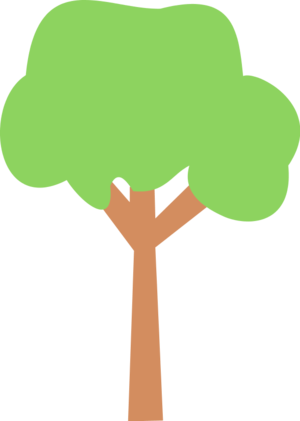 green tree - vector Clip Art